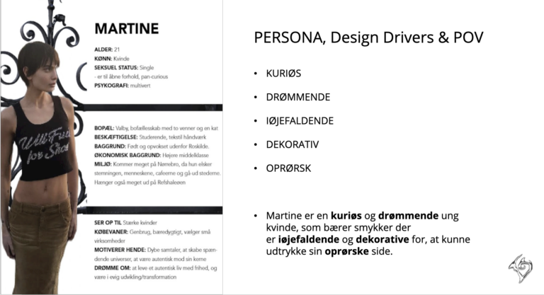 Persoan, Design drivers & POV